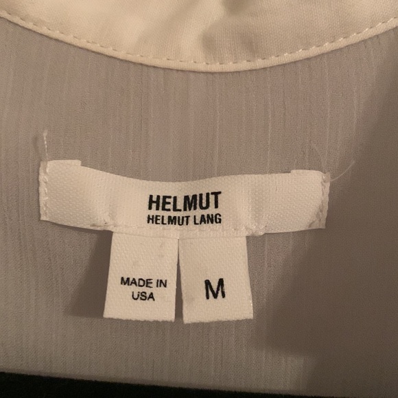 Helmut Lang sheer button down top - Picture 7 of 7